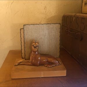 🐕 Perfect for that boxer fan 😊 Vintage TV lamp boxer dog